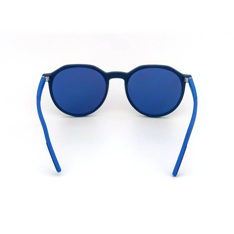 Mavi Sap Tasarımlı Yuvarlak Güneş Gözlüğü SS 297-CRB03 - 4