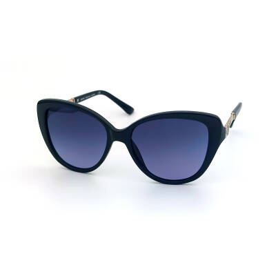 Siyah Çerçeveli Metal Saplı Kadın Güneş Gözlüğü - Swing