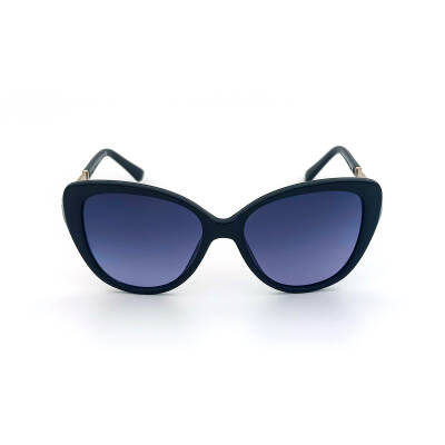 Siyah Çerçeveli Metal Saplı Kadın Güneş Gözlüğü - 3