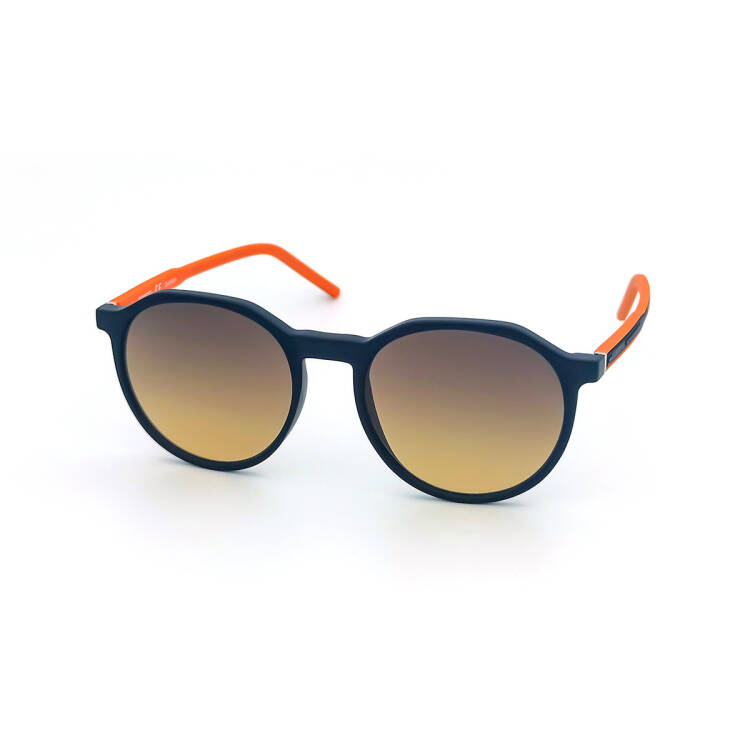 Turuncu Sap Tasarımlı Yuvarlak Güneş Gözlüğü SS 297-CRB04 - 1