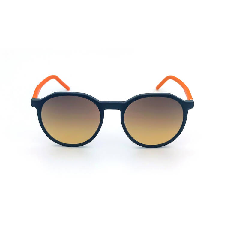 Turuncu Sap Tasarımlı Yuvarlak Güneş Gözlüğü SS 297-CRB04 - 3