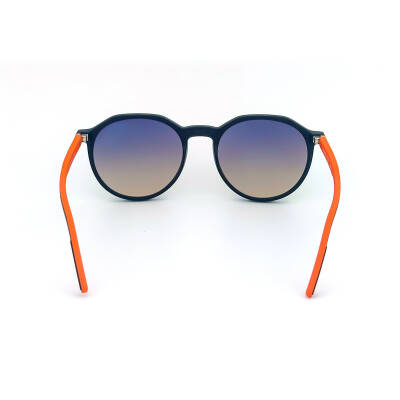 Turuncu Sap Tasarımlı Yuvarlak Güneş Gözlüğü SS 297-CRB04 - 4