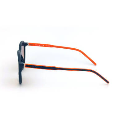 Turuncu Sap Tasarımlı Yuvarlak Güneş Gözlüğü SS 297-CRB04 - 5