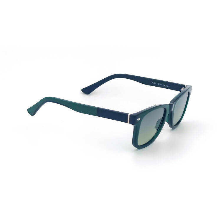 Yeşil Siyah Tasarım Çocuk Güneş Gözlüğü SS 400-CRB03 - 2